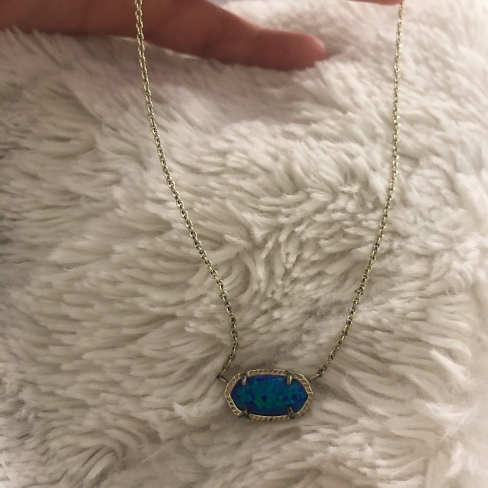 Kendra Scott Blue Opal Necklace